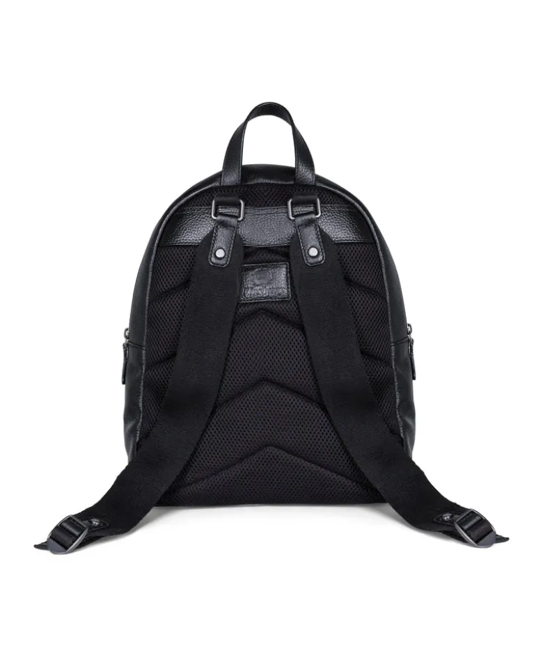 Sac à Dos en Cuir Grainé Noir