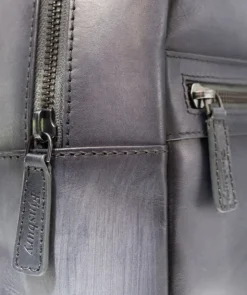 Sac à Dos en Cuir Patiné Gris