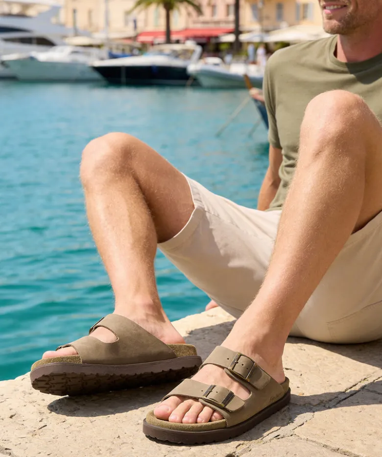 Sandale DIEGO Daim Olive