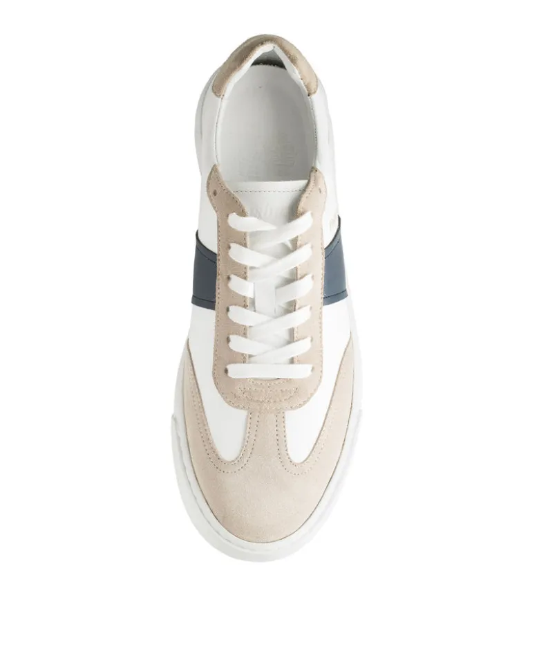 Sneakers LEO Blanc et Bleu