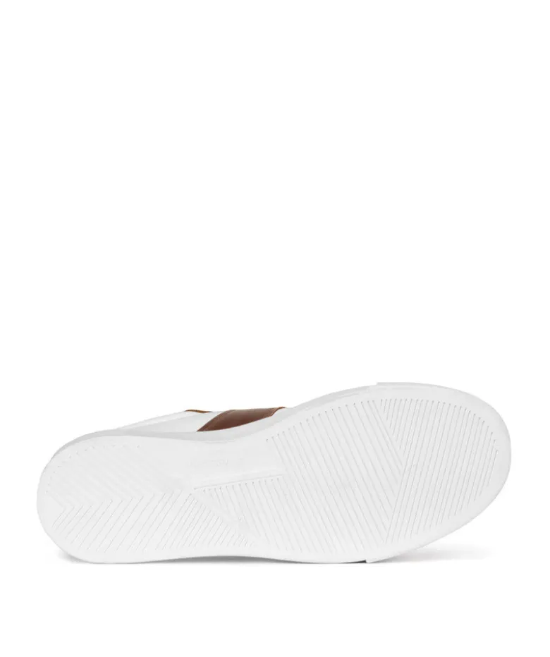 Sneakers LEO Blanc et Marron