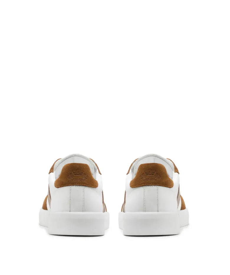Sneakers LEO Blanc et Marron