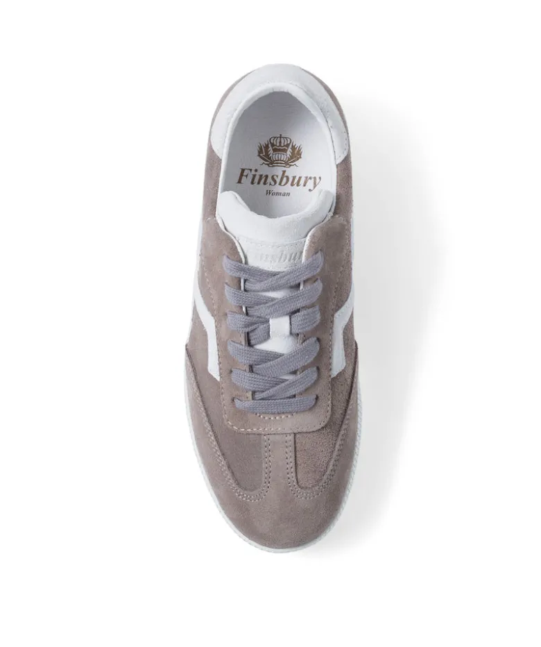 Sneakers MATHILDE Gris Blanc