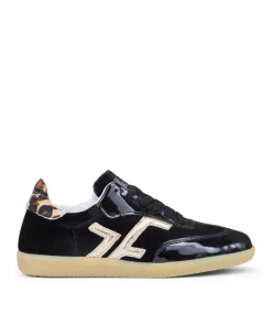 Sneakers MATHILDE Noir Léopard