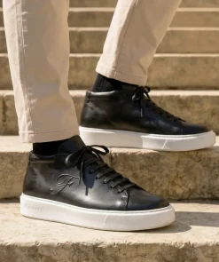 Sneakers Montante MODENA Gris Patiné