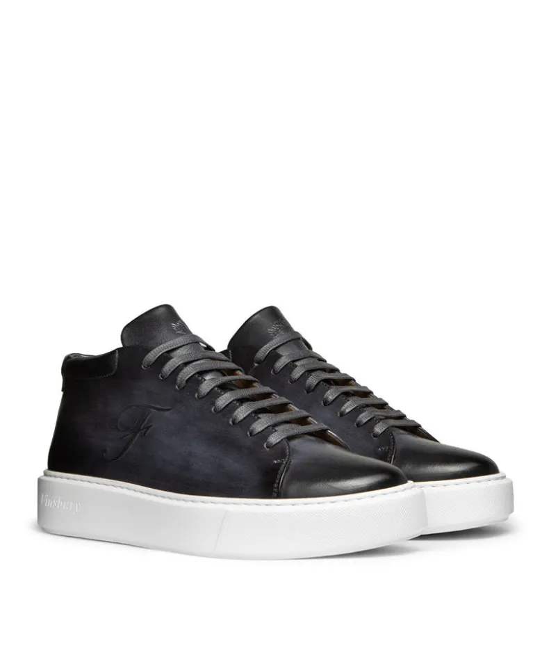 Sneakers Montante MODENA Gris Patiné