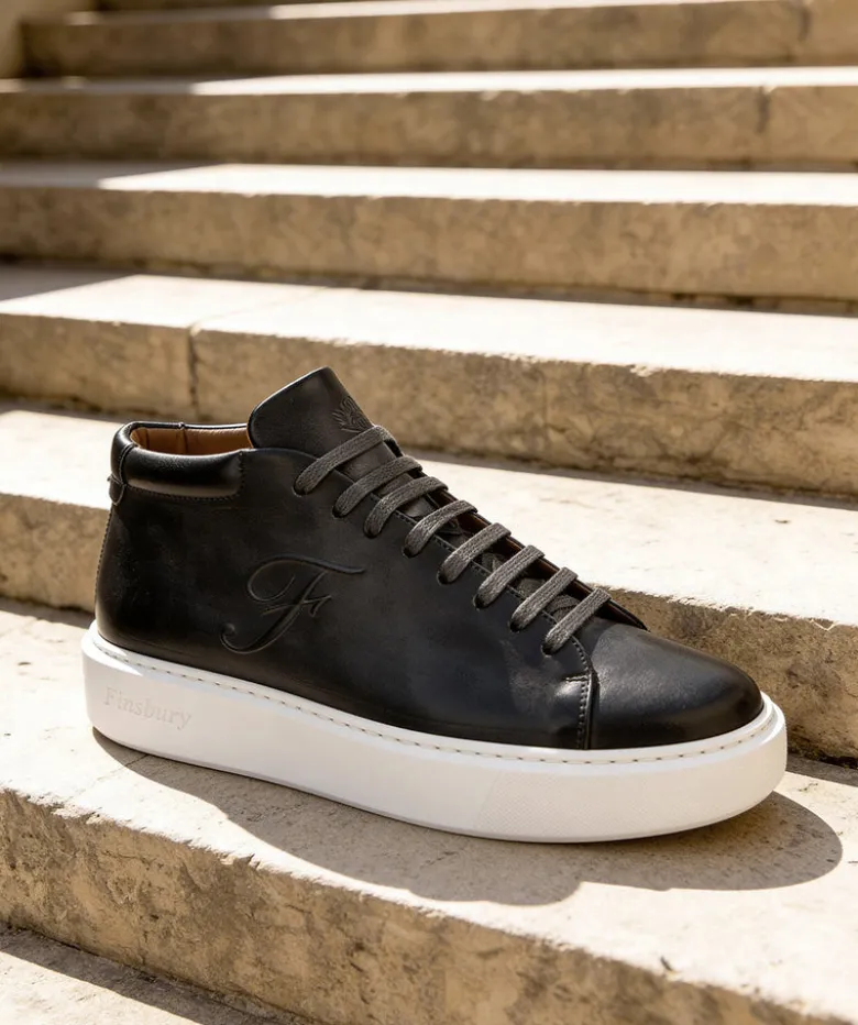 Sneakers Montante MODENA Gris Patiné