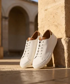 Sneakers MURPHY Grainé Blanc