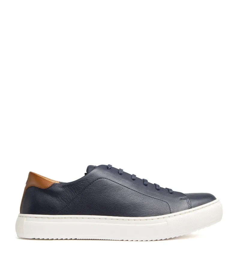 Sneakers MURPHY Grainé Marine