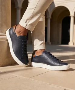 Sneakers MURPHY Grainé Marine