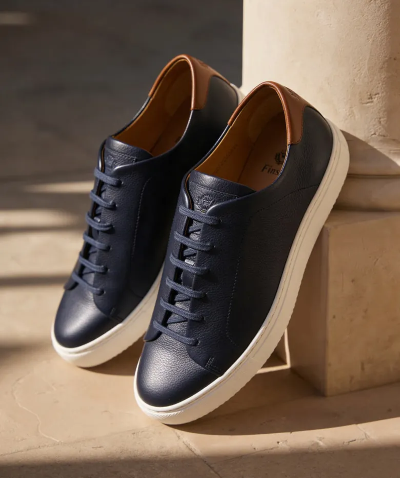 Sneakers MURPHY Grainé Marine