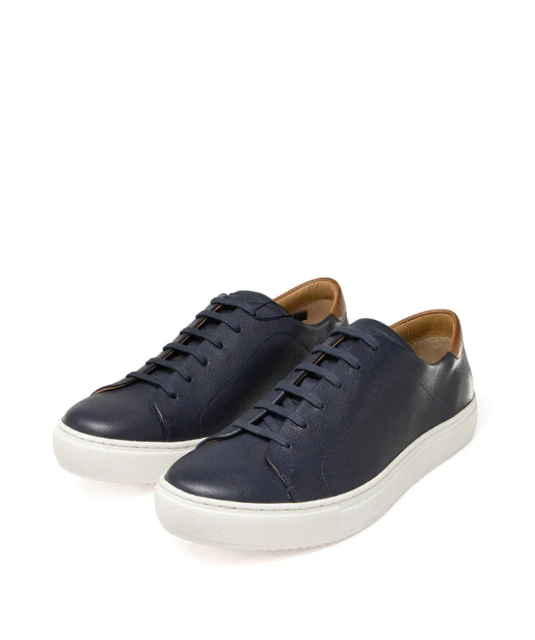 Sneakers MURPHY Grainé Marine