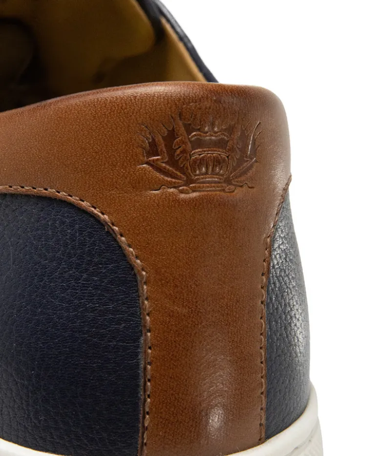 Sneakers MURPHY Grainé Marine