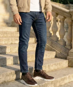 Sneakers PAOLO Marron Patiné