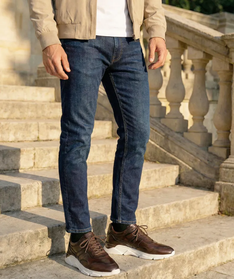 Sneakers PAOLO Marron Patiné