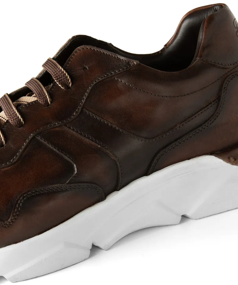 Sneakers PAOLO Marron Patiné